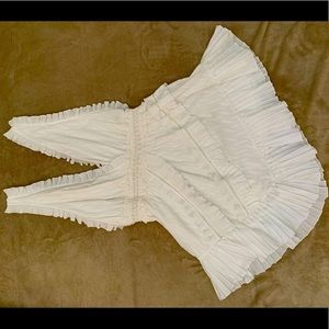 Luxxel white ruffle dress!